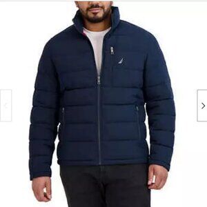 Nautica Men's Quilted Stretch Puffer Jacket